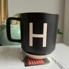 Project 62 H monogram Stoneware Coffee Mug
