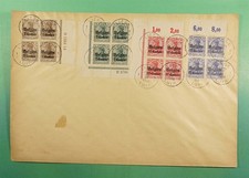 DR WHO 1914 GERMAN OVPT BELGIUM PLATE BLOCK LIEGE WWI LR32713