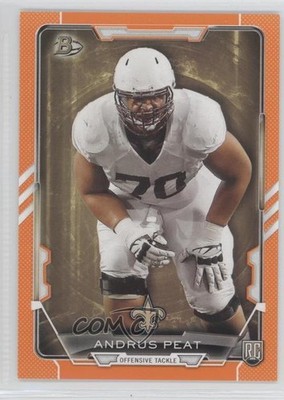 2015 Bowman Rookies Orange 64/299 Andrus Peat #17 RC y0i