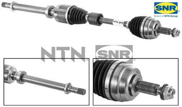 SNR DK55.017 Antriebswelle Gelenksatz FüR Dacia-image
