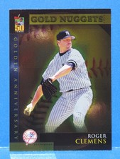 2001 Topps Golden Anniv Card #GA16, ROGER CLEMENS, New York Yankees, High Grade