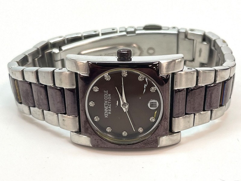 Women's Kenneth Cole Silver Tone Stainless-Steel Watch, 57.1g