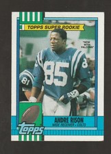 1990 Topps #300 Andre Rison rookie card, Atlanta Falcons. rookie card picture