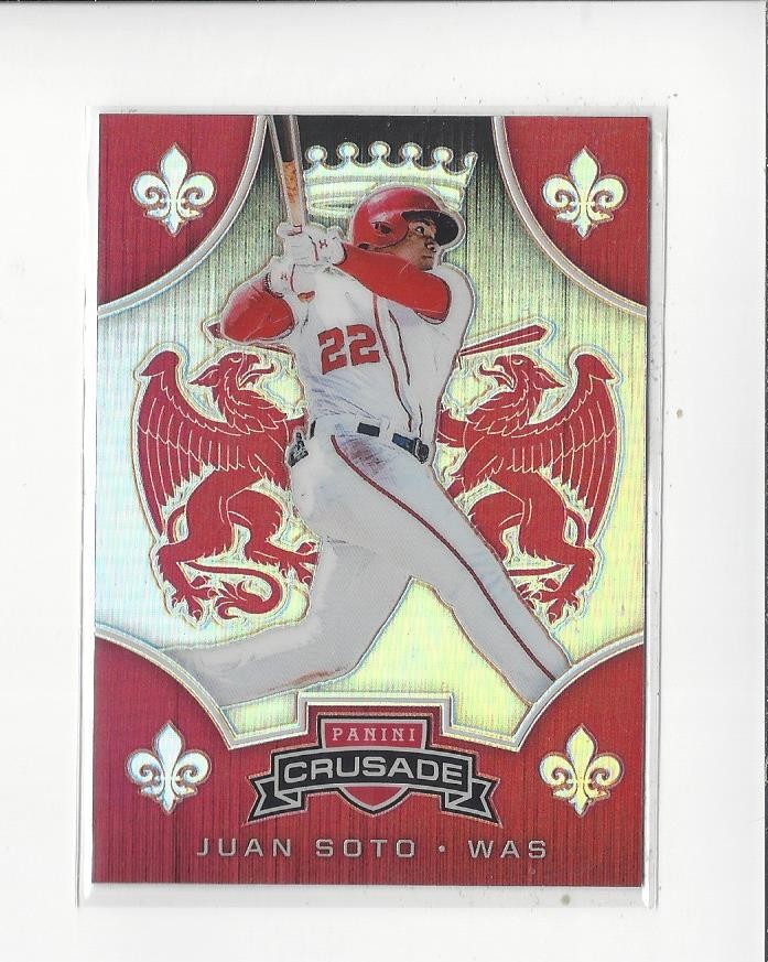 2019 Panini Crusade Holo Prizm #17 Juan Soto Nationals