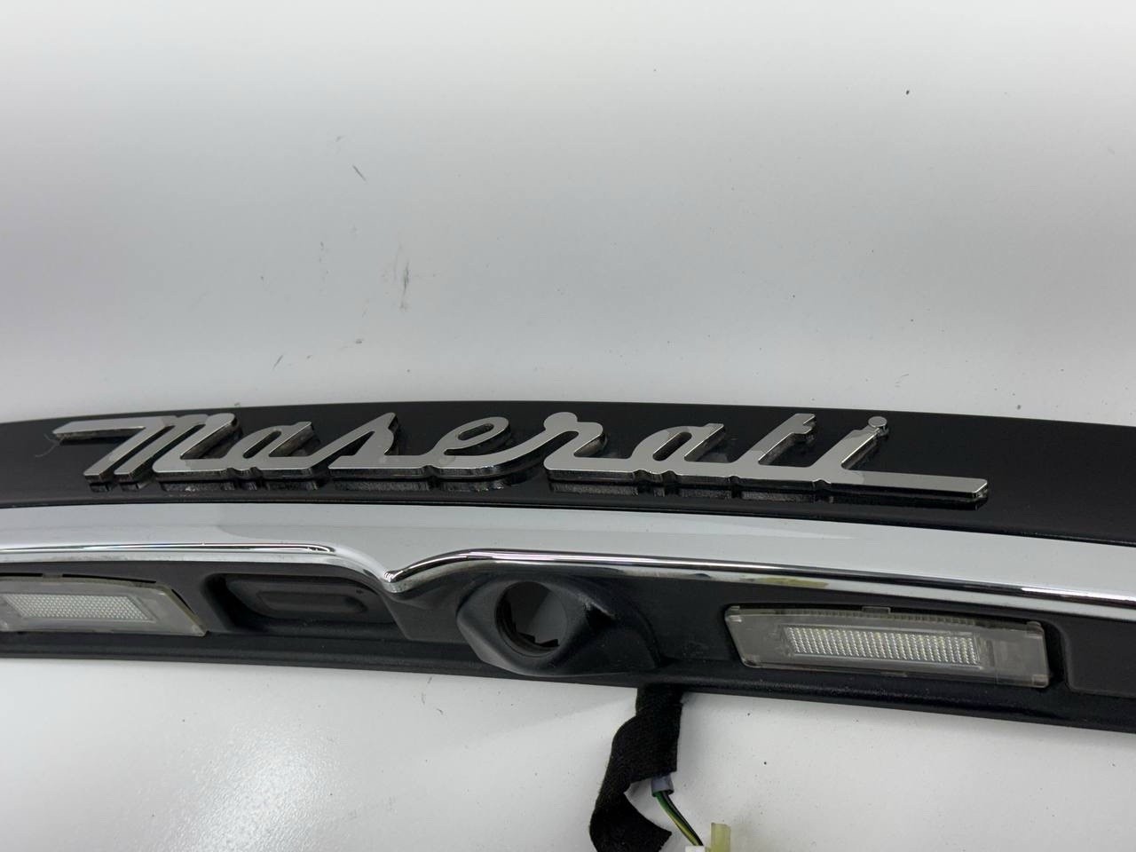 Maserati Ghibli Rear Trunk Lid Camera Trim Molding 2014 - 2017   409