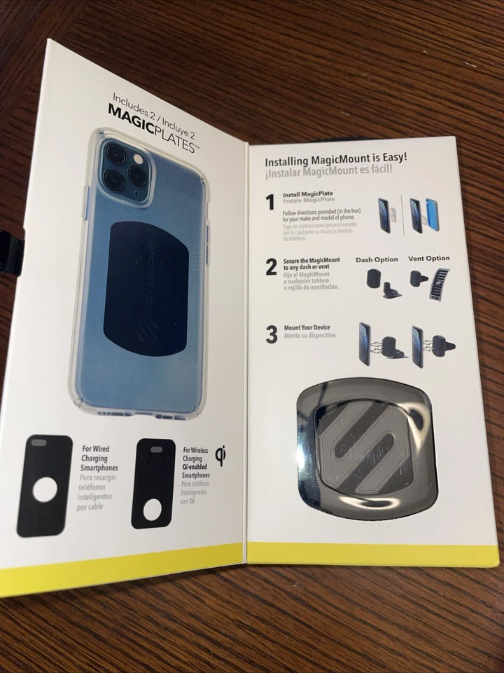 SCOSCHE MAGDV-XTSP1 MagicMount 2-in-1 Magnetic Vent Mount Cell Phone Holder  - Image 4 of 4