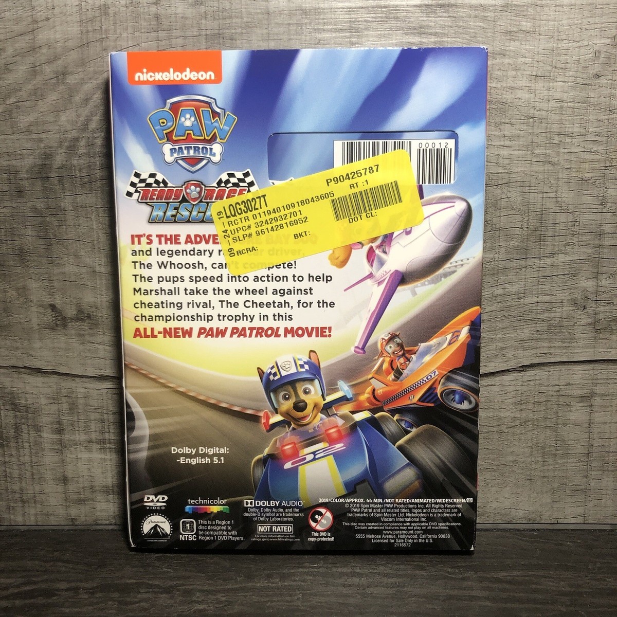 NEW SEALED Paw Patrol: Ready Race Rescue DVD 2019 Kids Movie