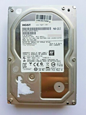 HUS726060ALE614 for parts, data recovery, spares data recovery