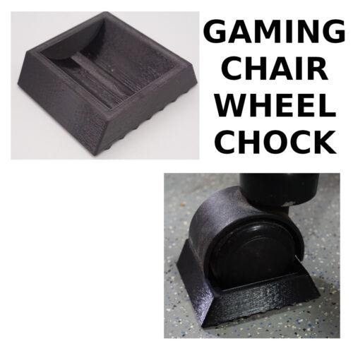 Office/ Gaming Chair Carpet Wheels Stopper Chock Block for Racing Simulation - Afbeelding 1 van 9
