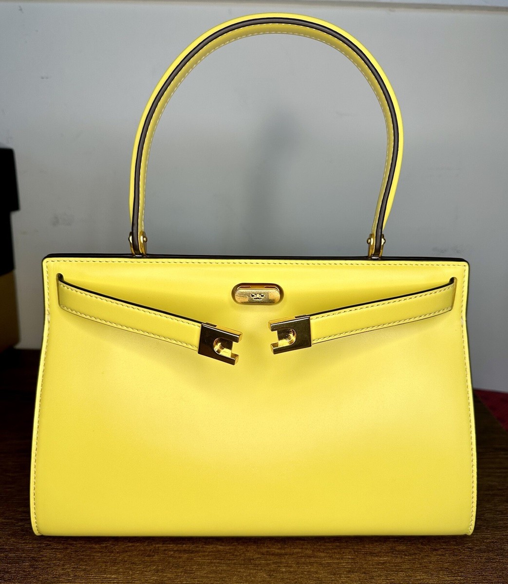 Tory Burch Small Lee Radziwill Bag in Electric Yellow | eBay