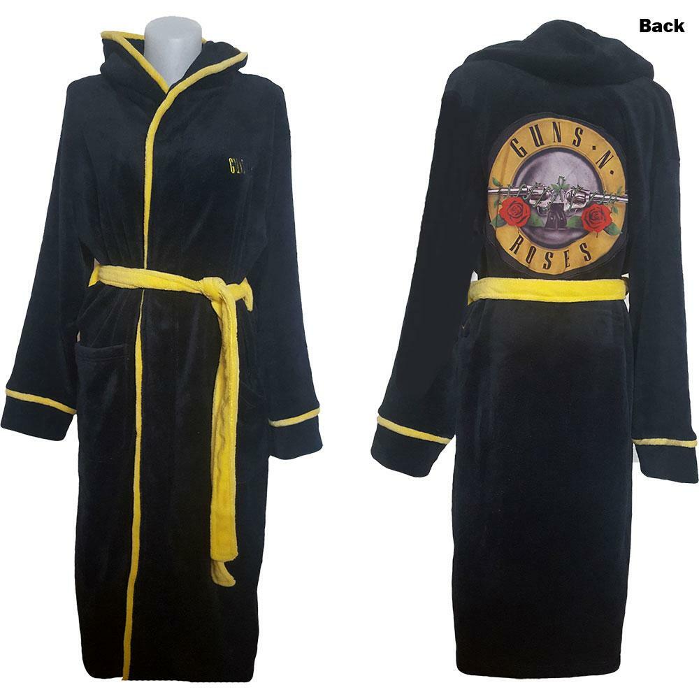 Details about GUNS N' ROSES CLASSIC LOGO BATHROBE - LARGE/XL
