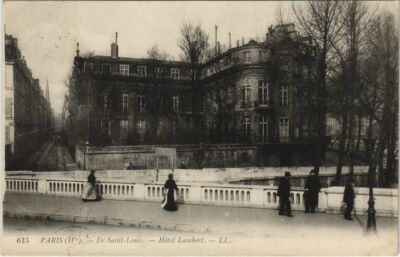 CPA PARIS 4e Ile St-Louis Hotel lambert (923164)