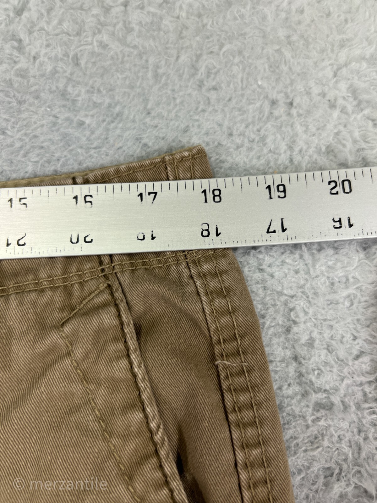 Unionbay Pants Men 34 Beige Khaki Cargo 100% Cotton Twill Hiking Camping Fishing