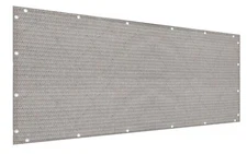 Alion Home© 6FT Tall Custom Length Smoke/Tan Privacy Screen Patio Balcony Fence