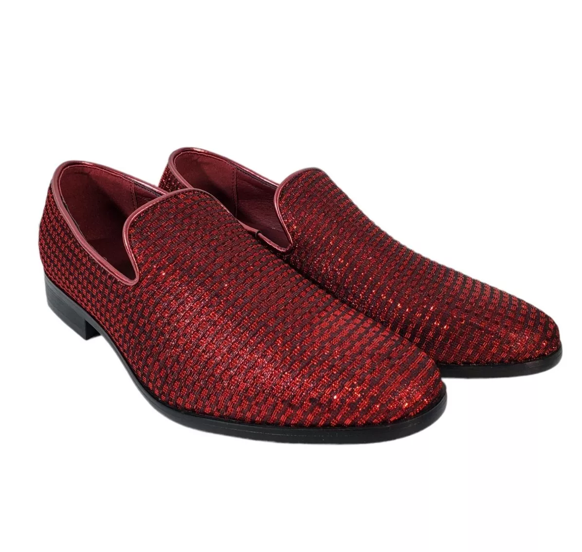 Alberto Fellini Men s Red Sparko Dress Slip On Formal Shoes Size 8