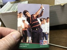 1991 Pro Set  PGA Tour Golf # 157 BILLY RAY BROWN