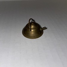 Vintage Brass Tea Kettle Dollhouse Miniature Cookware