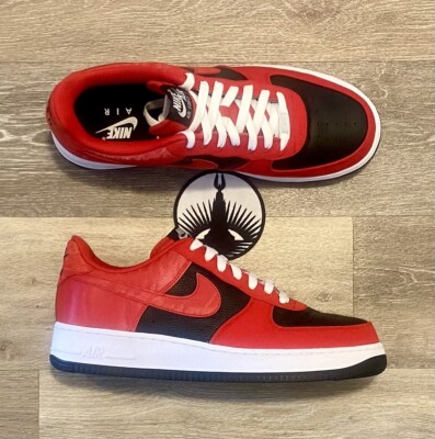 Nike ID Air Force 1 Nike By You 'Red Black White' DV3892-900 Men's