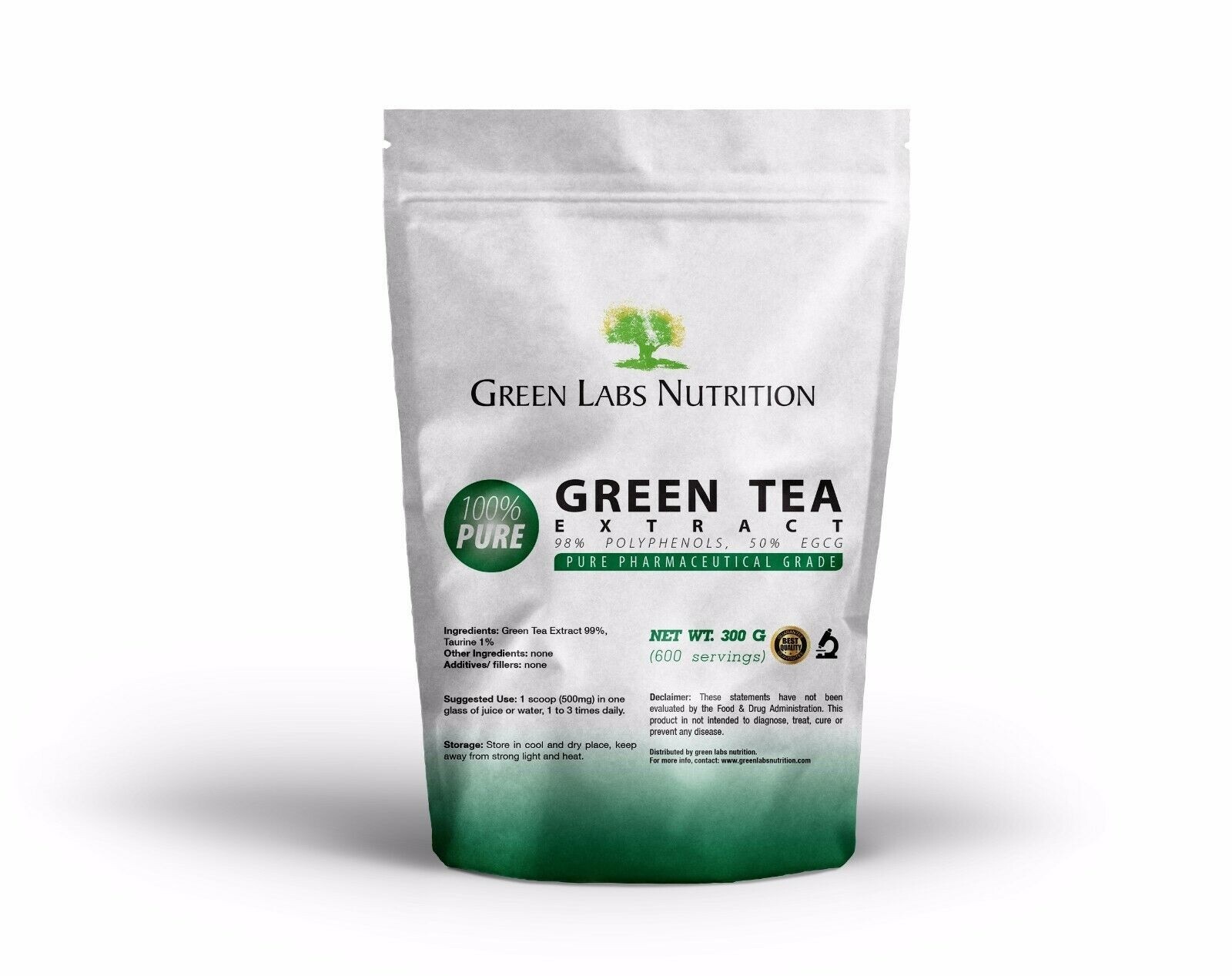 Extract Powder 50% Egcg &ndash; Detox, Energy, Metabolism & Antioxidant