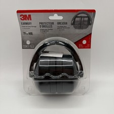 3M Adjustable Earmuffs Safety Compact Noise Reduction 25 DB Hearing Protection