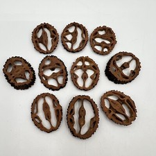 10 Black Walnut Shell Slices