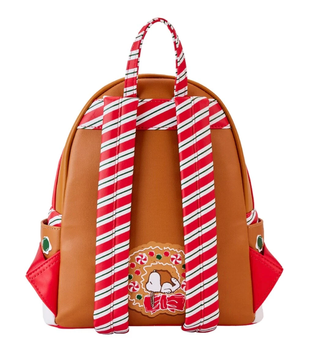 Loungefly Peanuts Snoopy Gingerbread House Mini Backpack