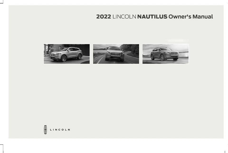 2022 Lincoln Nautilus Owners Manual User Guide