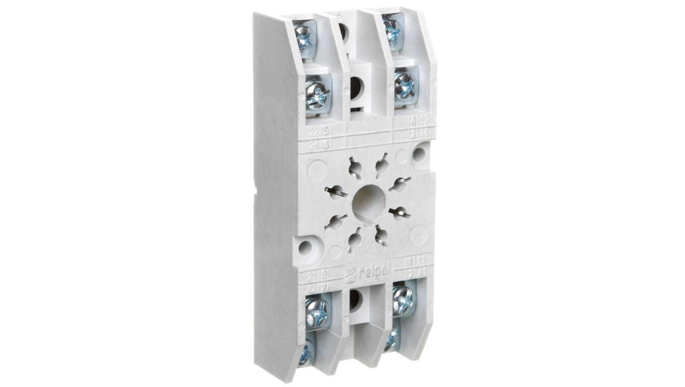 Plug socket for relay R15 2P gray GZ8 592012 /T2UK