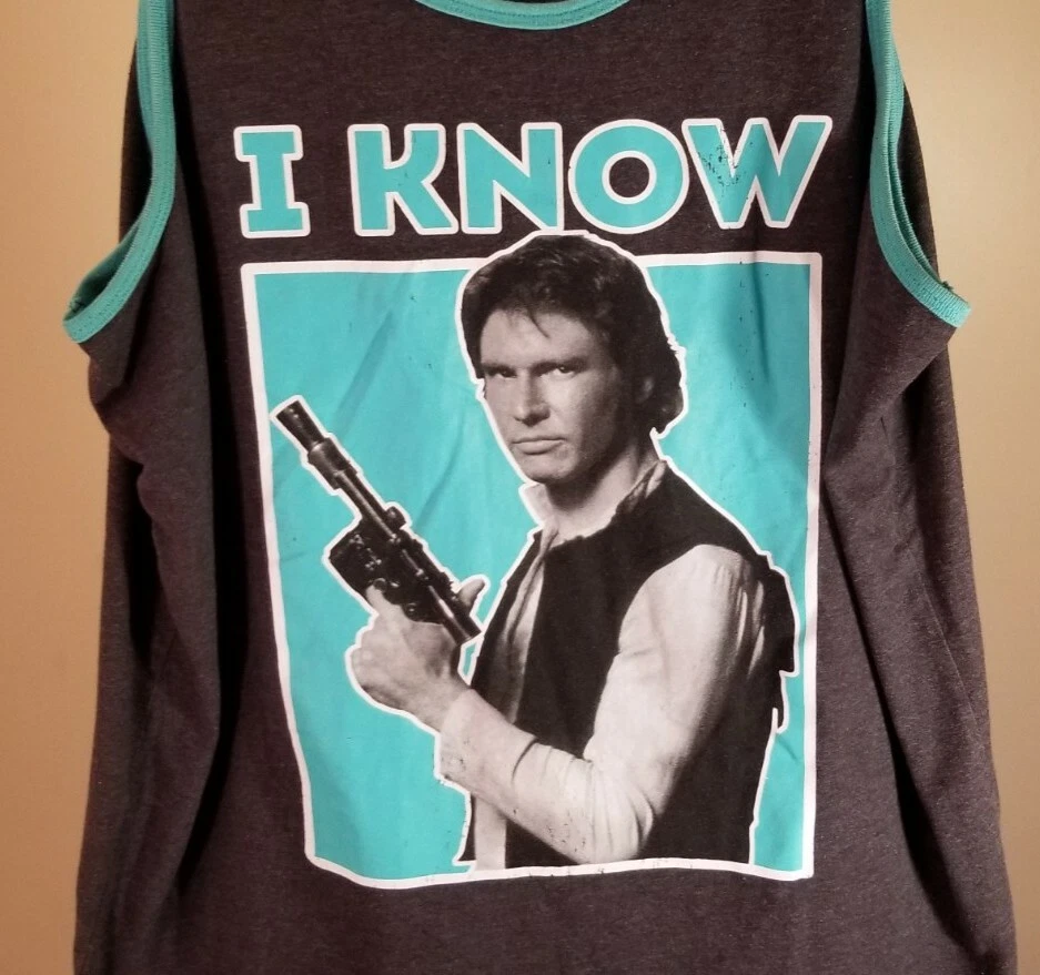 Han solo i know clearance t shirt