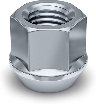 1/2-20 Open-End Bulge Acorn Lug, Chrome ( 32 Pack ) by Adaptec.