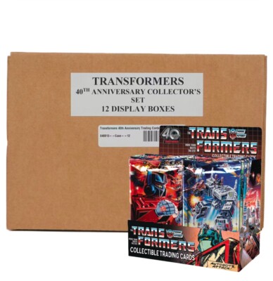 Transformers 40th Anniversary 24-Pack Foil Booster Box Display 12 Box Case