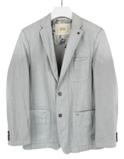 CAMEL ACTIVE Blazer Men's UK 48 Single Breasted Unlined Pockets Grey