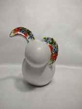 Ceramic Bunny Rabbit Flower Pot Cross stitch design petit point flower pattern