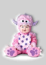 Fun World Little Monster Toddler Costume Pink - Large 18-24 Month