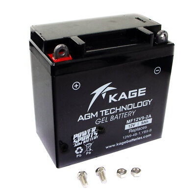 Batterie GEL KAGE YB7-A YB9-B YB9A-A 12N9-4B-1 für Aprilia Derbi Italjet uvm.