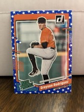 Grayson Rodriguez 2023 Donruss Baseball Rated Prospect Base Independence Day #78