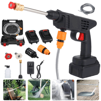#ad Portable Cordless Electric High Pressure Water Spray Gun Car Washer Cleaner Tool $39.99