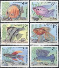 Bulgaria 1993 Tropical Fish/Pets/Discus/Goldfish/Nature/Wildlife 6v set (b5733)