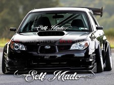 Self Made Sticker Decal Car Truck Vinyl Jdm Stance Drift Euro Kdm Racing
