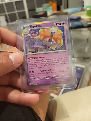 Espathra Holo Rare Pokemon Card Paradox Rift 081/182 NM | eBay