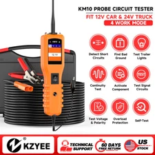 KM10 12V 24V Car Circuit Tester Electrical Power Probe Voltage Current Tester US