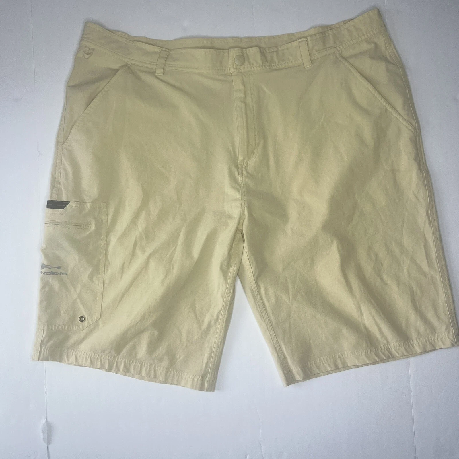 Grundens Mens Cargo Shorts Cotton/polyester Blend Size 42