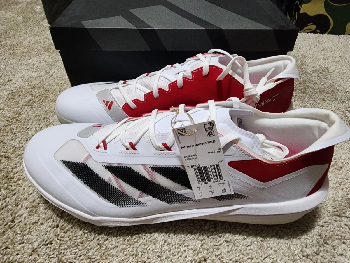 adidas Adizero Impact White Black Power Red for Sale
