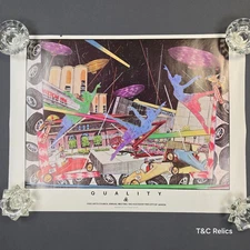 Vintage Art Gallery Poster Sign Judith Pittenger-Meter Ohio Arts Council 25x19"