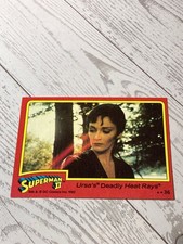 Superman II Movie Trading Card 1980 DC Comics Ursa's Deadly Heat Rays #36