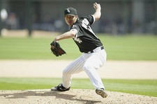 Pitcher Shingo Takatsu Chicago White Sox on the mound v the Clevel- Old Photo 4