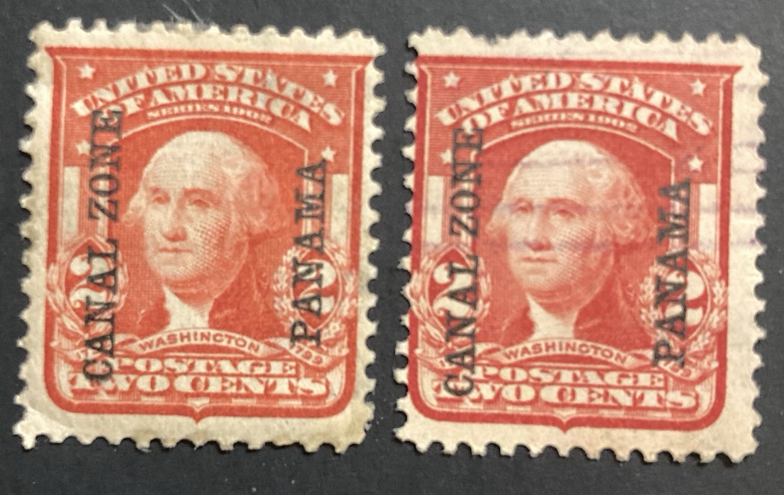 64. Canal Zone Stamp，Sc#5，Used，see scan！