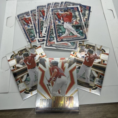 13x 2024 Roman Anthony Bowman Panini Select Rookie Cards RC Insert Red Sox