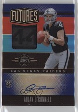 2023 Panini Legacy Futures Sapphire 14/25 Aidan O'Connell Patch Auto w7p