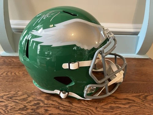 Michael Vick Autographed Philadelphia Eagles Full Size Replica Helmet Beckett